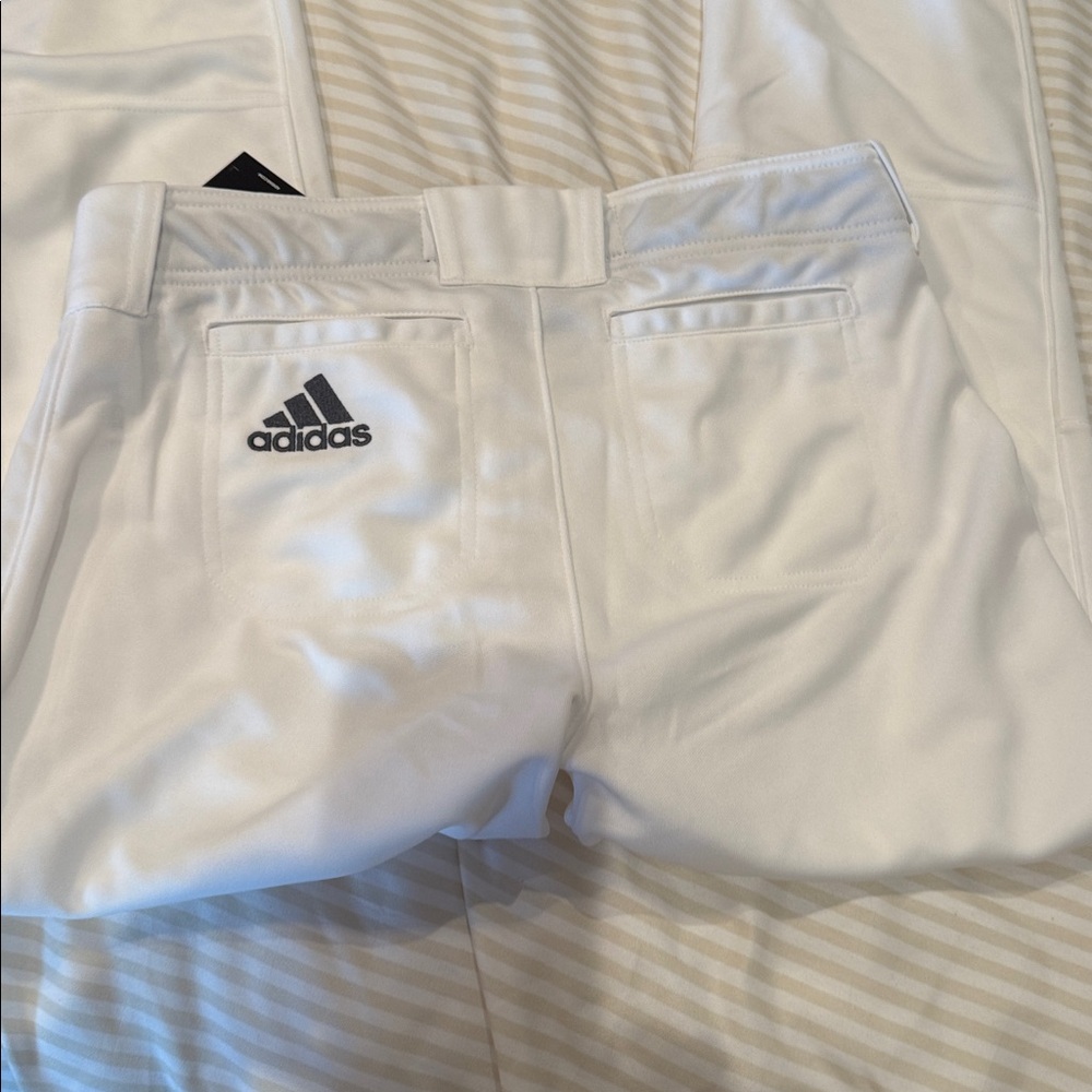 Adidas White Baseball Pants - Picture 5 of 5
